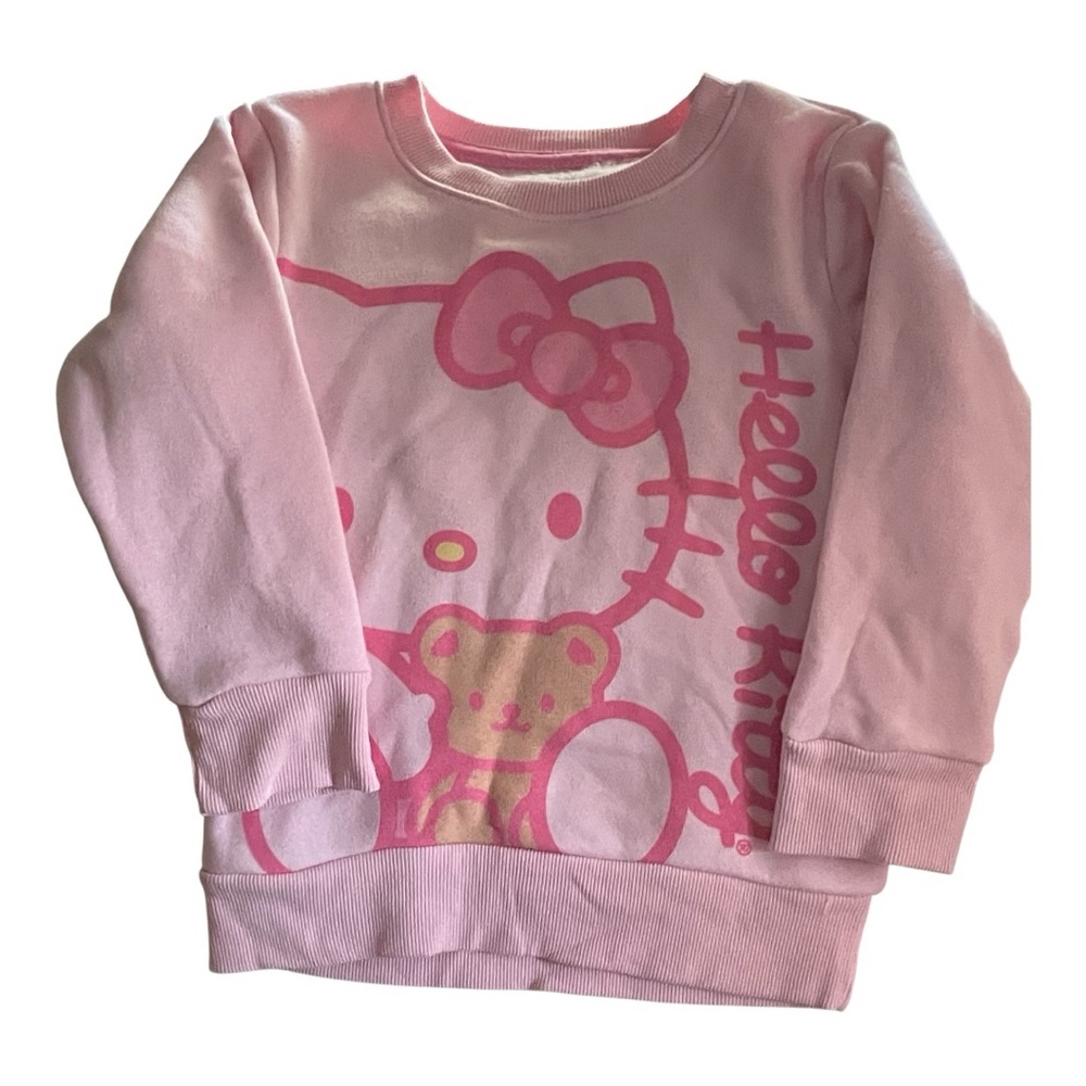 NWT Girls Toddlers Hello Kitty Pink Graphic Sweatshirt